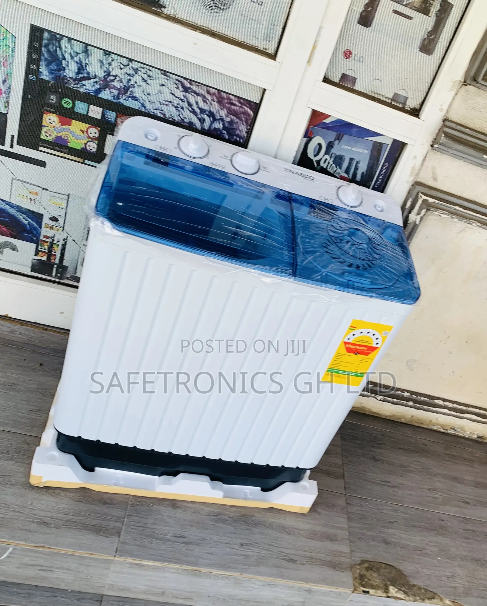 Newest Update Nasco Twin Top Washing Machine 8kg-Nas-08-Tw