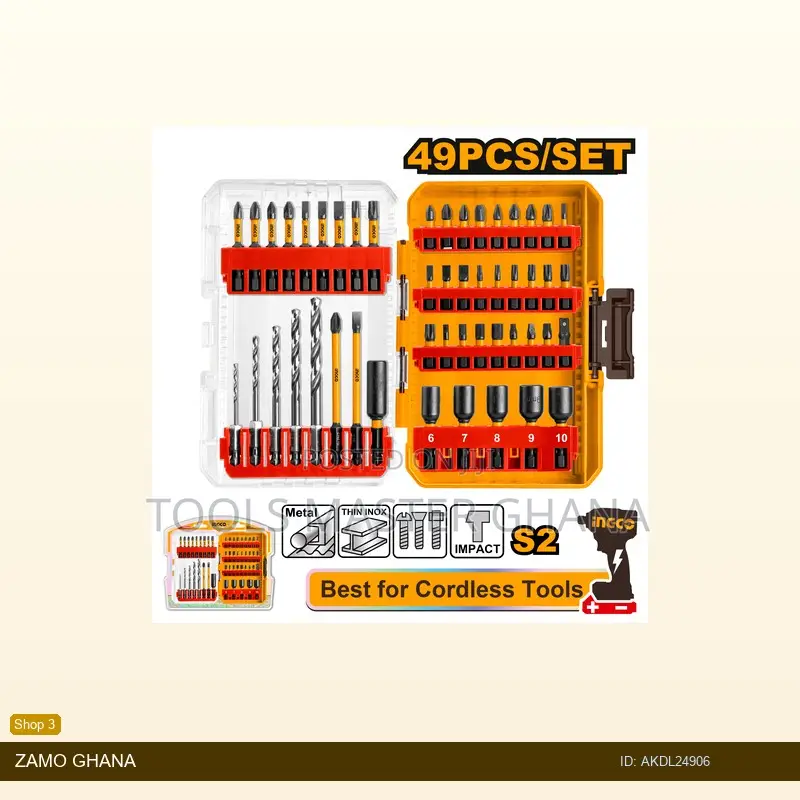 49 PCS Impact Screwdriver Bits - Akdl24906