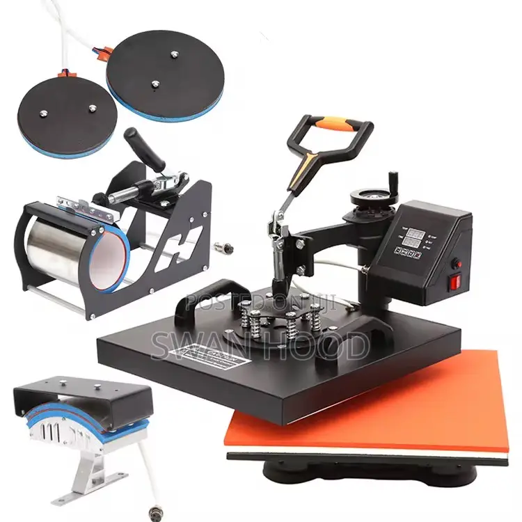 Heat Press 8 in 1 Combo