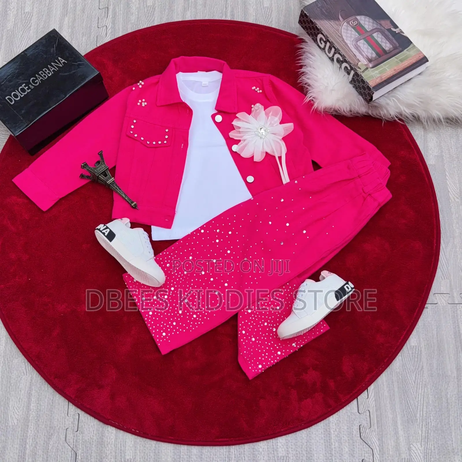 Pretty Pinky Stoned Suit