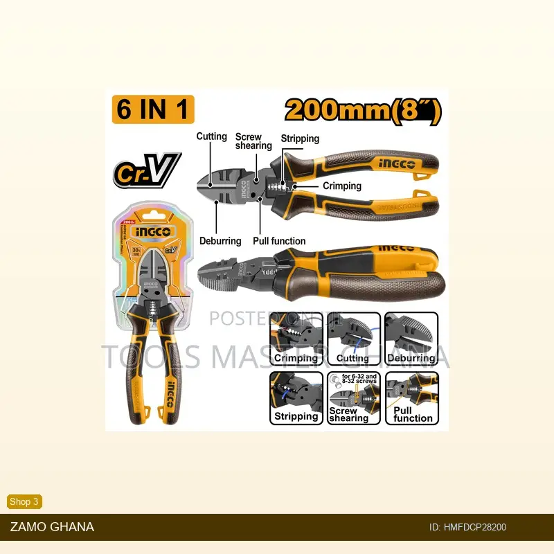6in1 Multifunction Diagonal Cutting - Hmfdcp28200