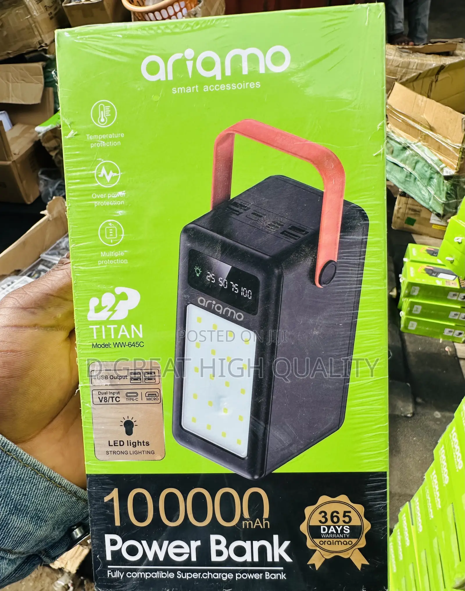 Oriamo Original Power Bank 100000watts