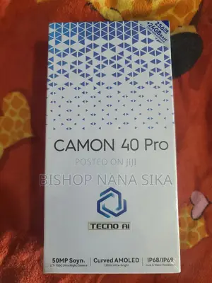 New Tecno Camon 40 Pro 5G 256 GB Black