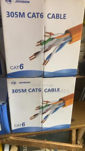 Jovision Cat6 Cable 305m (Orang Color) Ca (Copper Content)