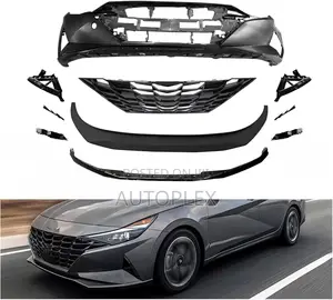 Complete Front Bumper Set for Hyundai Elantra 2021-2023