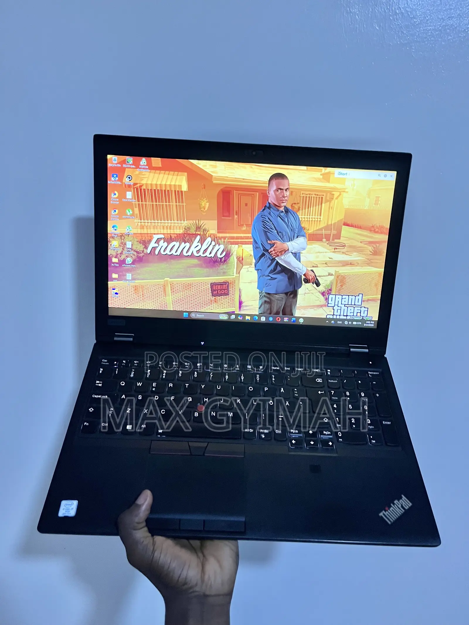 Laptop Lenovo ThinkPad P52 16GB Intel Core i7 SSD 350GB