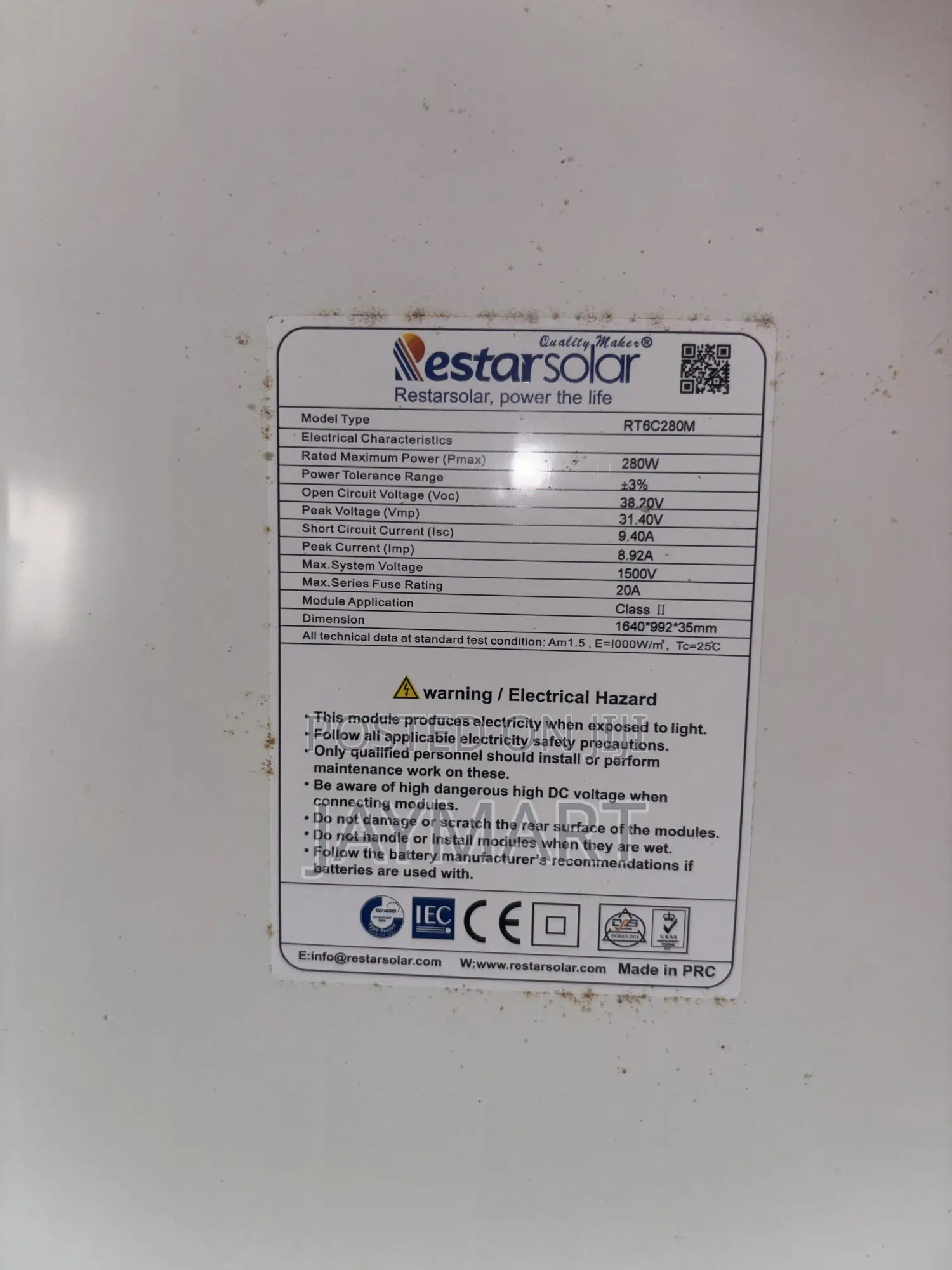 100w Solar Panel(Mono,410,480,575,610 All Available