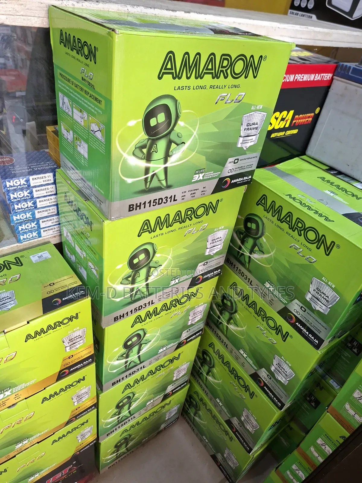 17 Plates Amaron Battery + Free Delivery