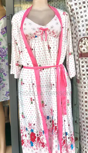 Pink Flower Night Wear