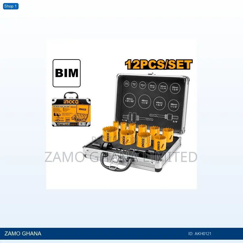 Bimetal Hole Saw 12 PCS Set - Akh0121