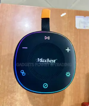 Maxbest M17 Pro RGB Sleek Waterproof Bluetooth Speaker - Black