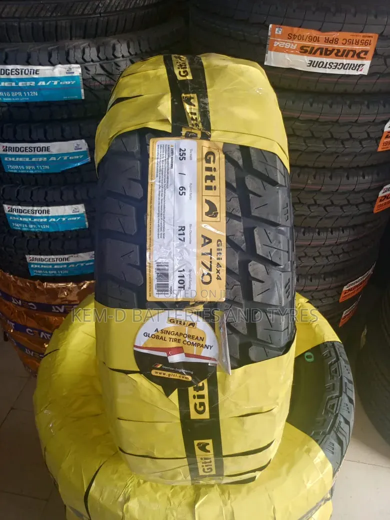 255/65r17 Giti Tyres All Terrain - Free Delivery or Free Installation