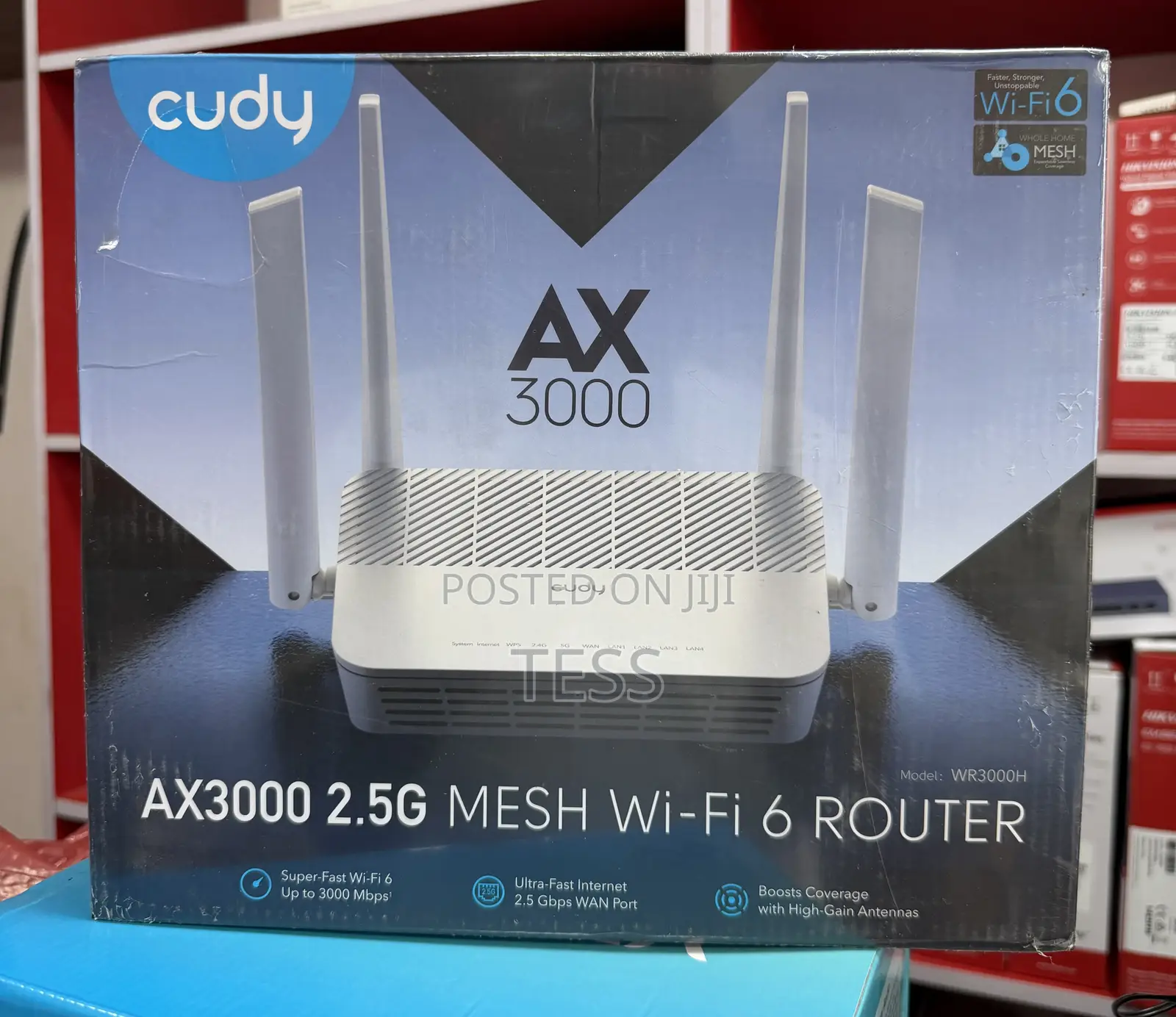 Cudy Ax3000 Wr3000h Multi Gigabit Dual Band Wifi 6 Mesh Router