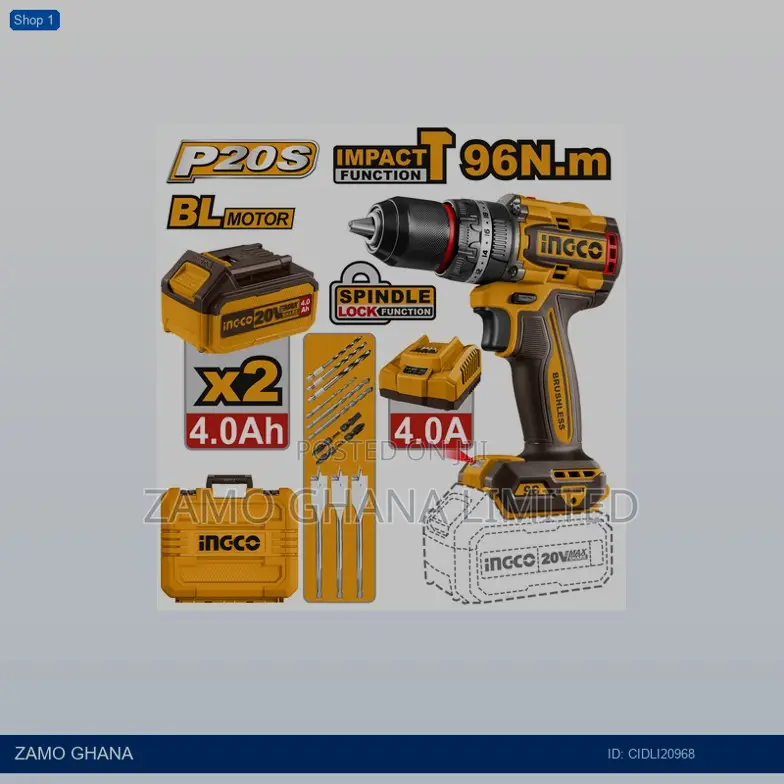Brushless Cordless Impact - Cidli20968