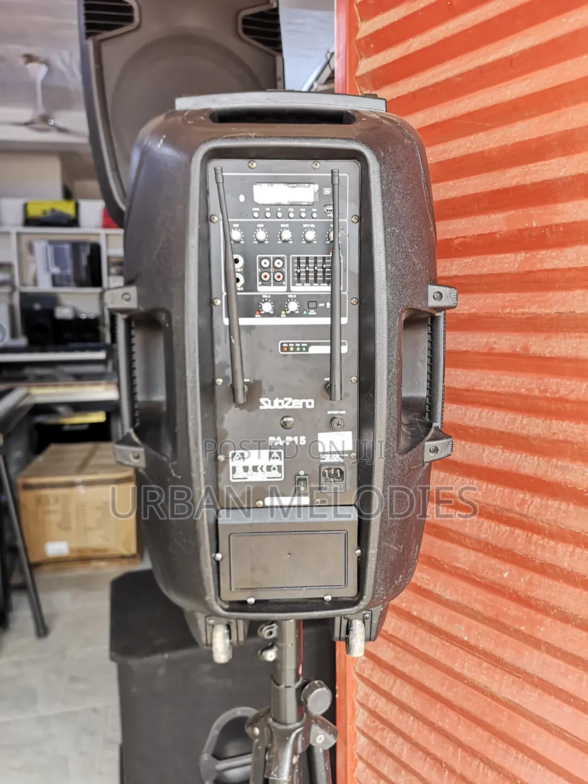 Subzero Pa-P15 Portable Speaker System With 2 Microphones