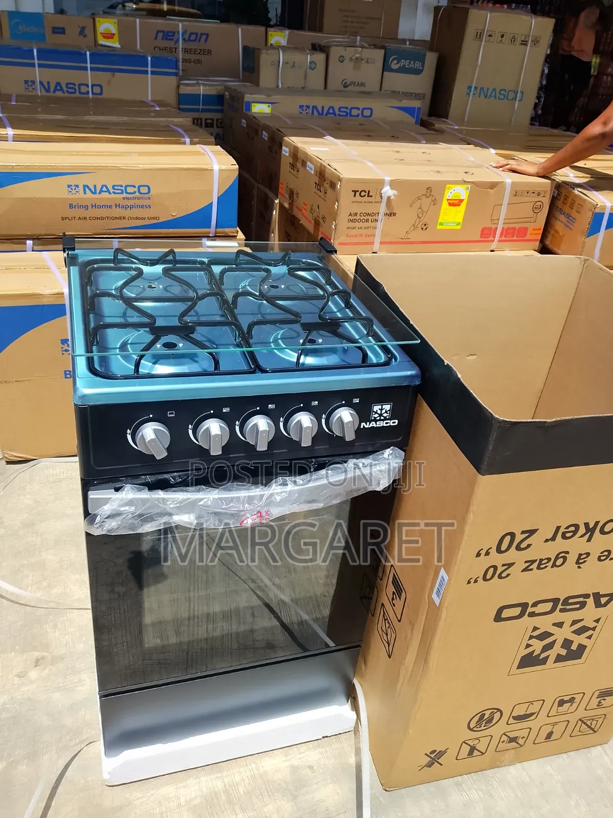 Easy to Cook and Bake Nasco 50 by 50 4 Burners and Oven