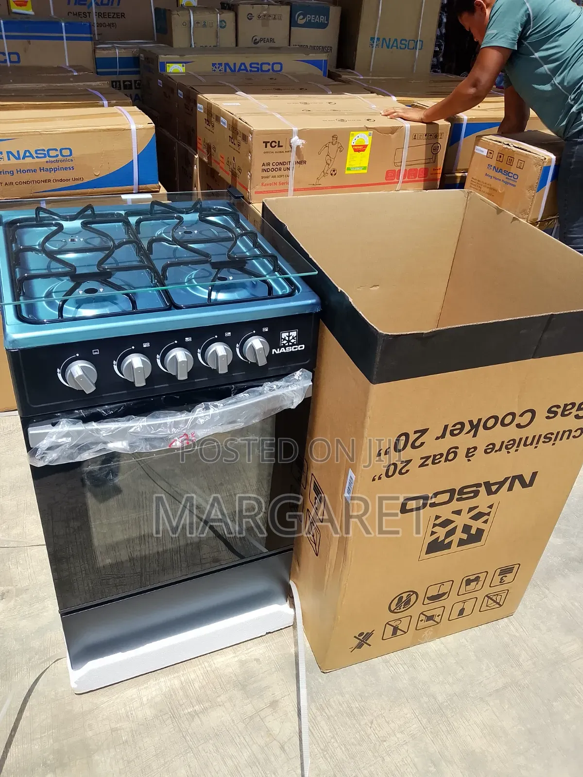 Easy to Cook and Bake Nasco 50 by 50 4 Burners and Oven