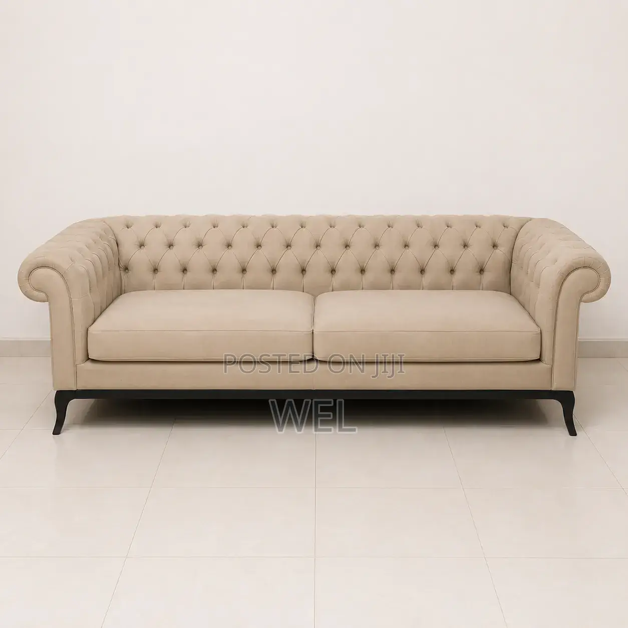 White Chesterfield Sofa