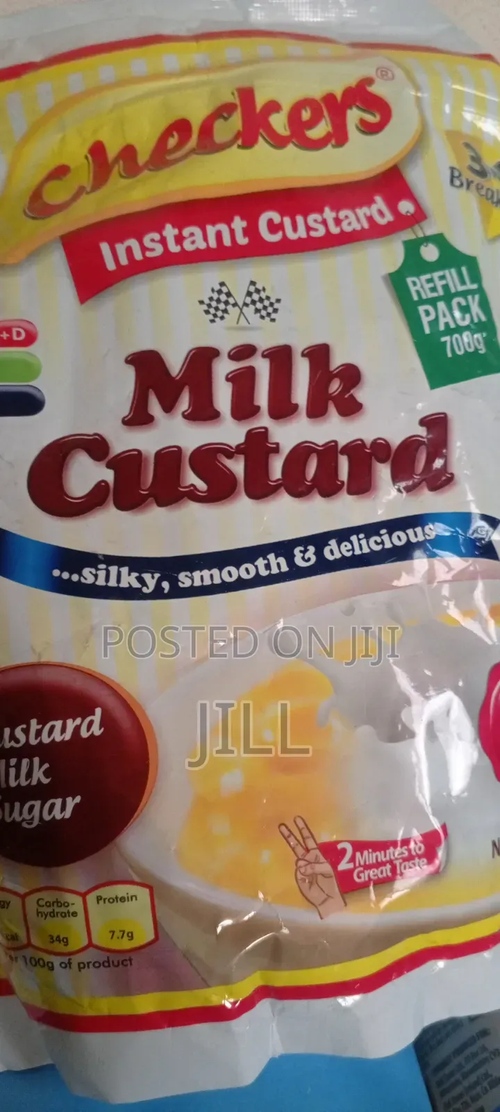 Checkers Instant Custard 3 In 1(Sachet)