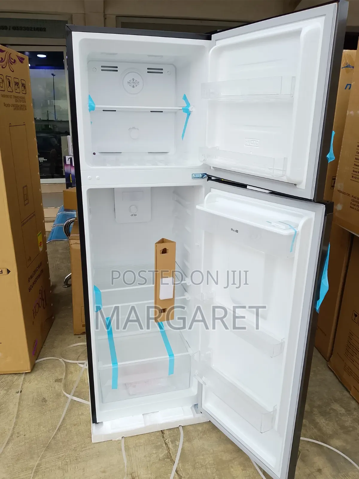 247 Litters Roch Top Freezer Double Door Fridge