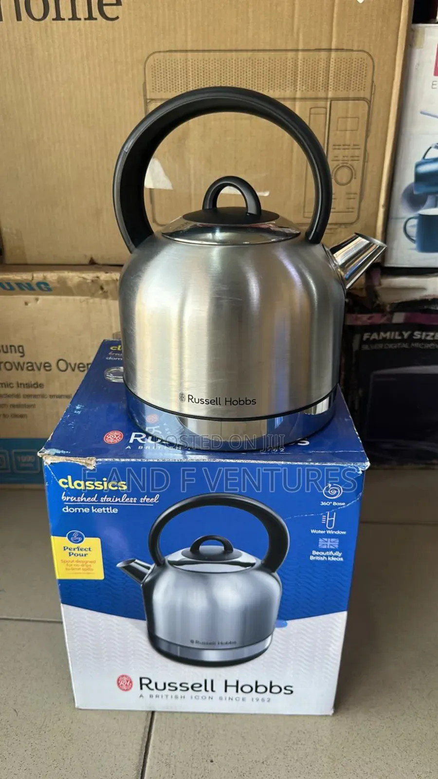 Russell Hobbs Stainless Kettle - Uk