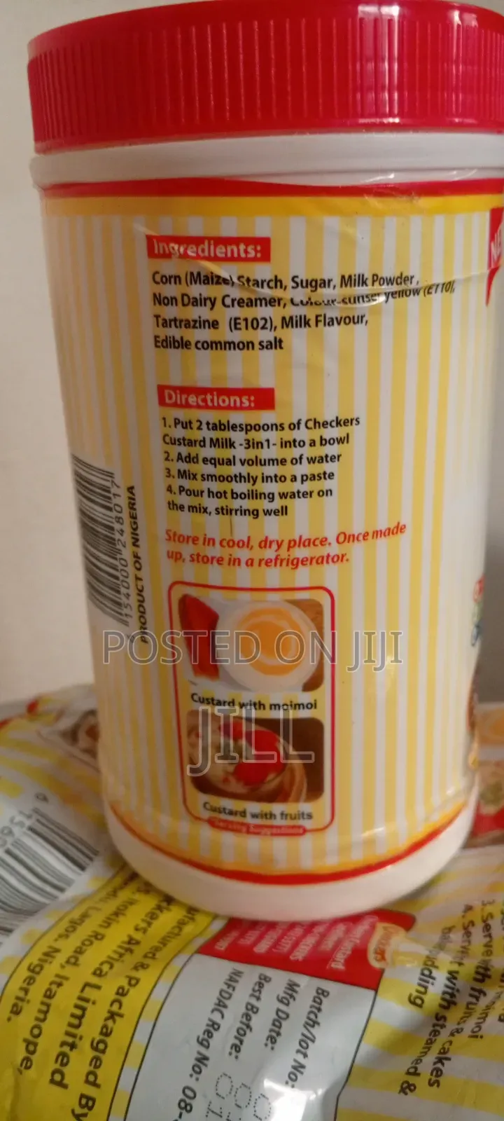 Checkers Milk Custard Bottle