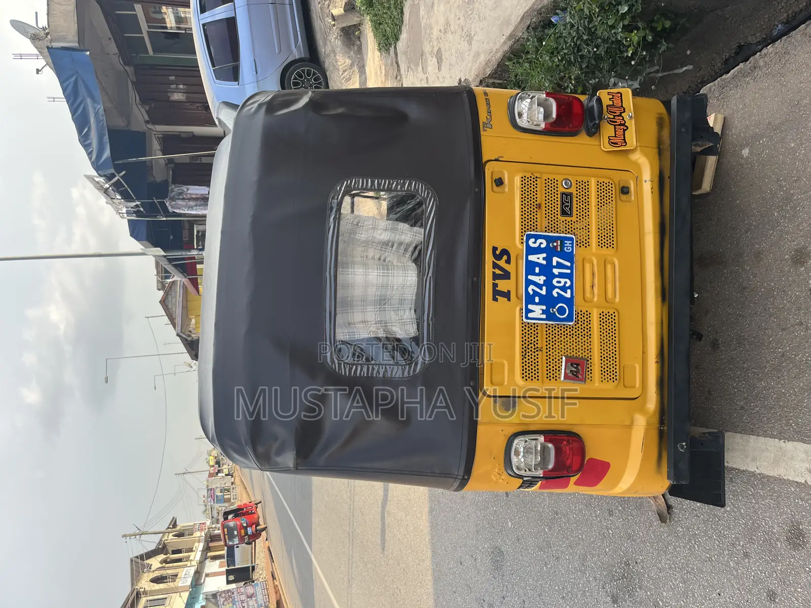 TVS King Deluxe Plus iTouch Start 2024 Yellow