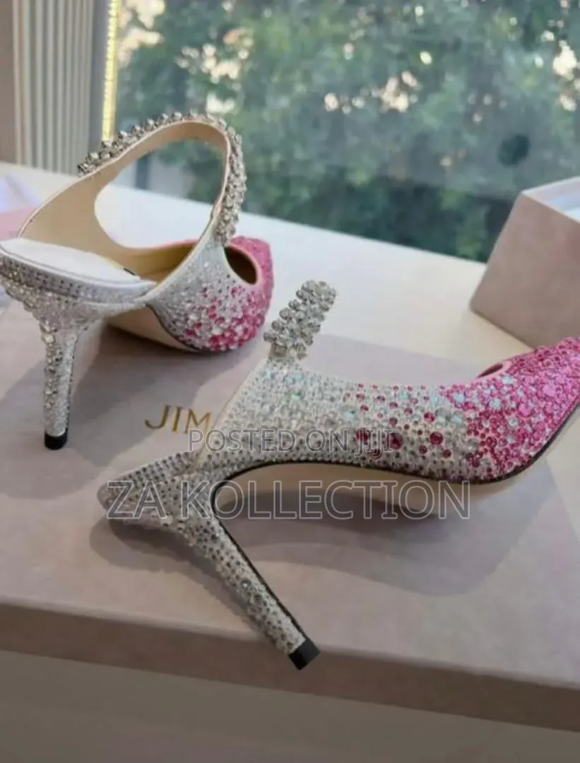 Ladies Heeled Slippers