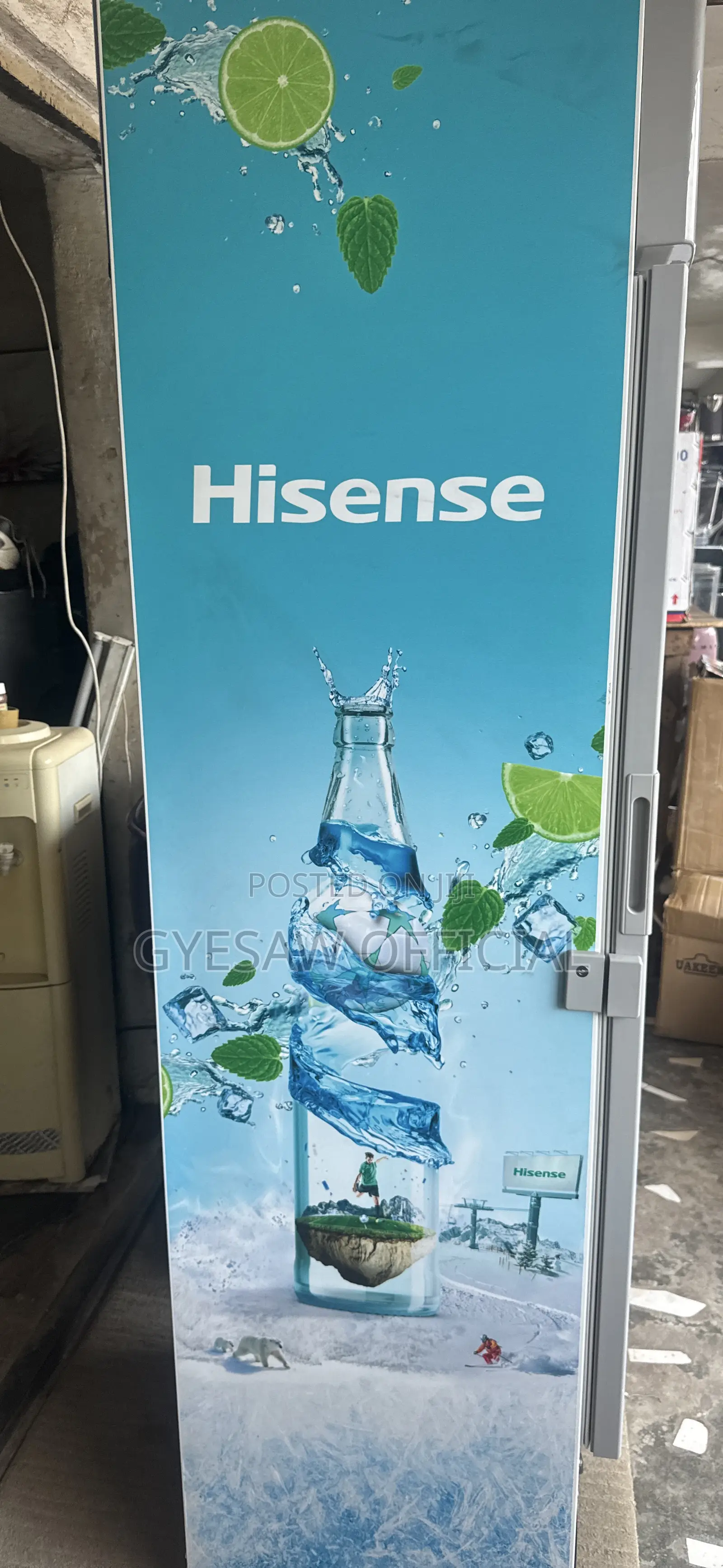 Hisense Upright Glass Door Chiller – Commercial Display Fridge