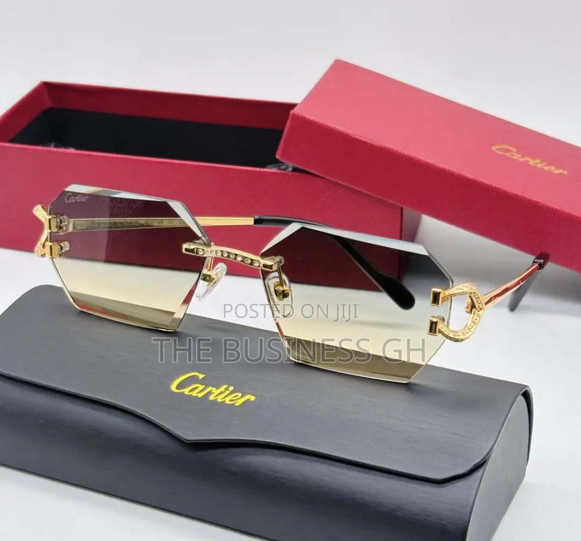 Cartier Rimless Sunglasses