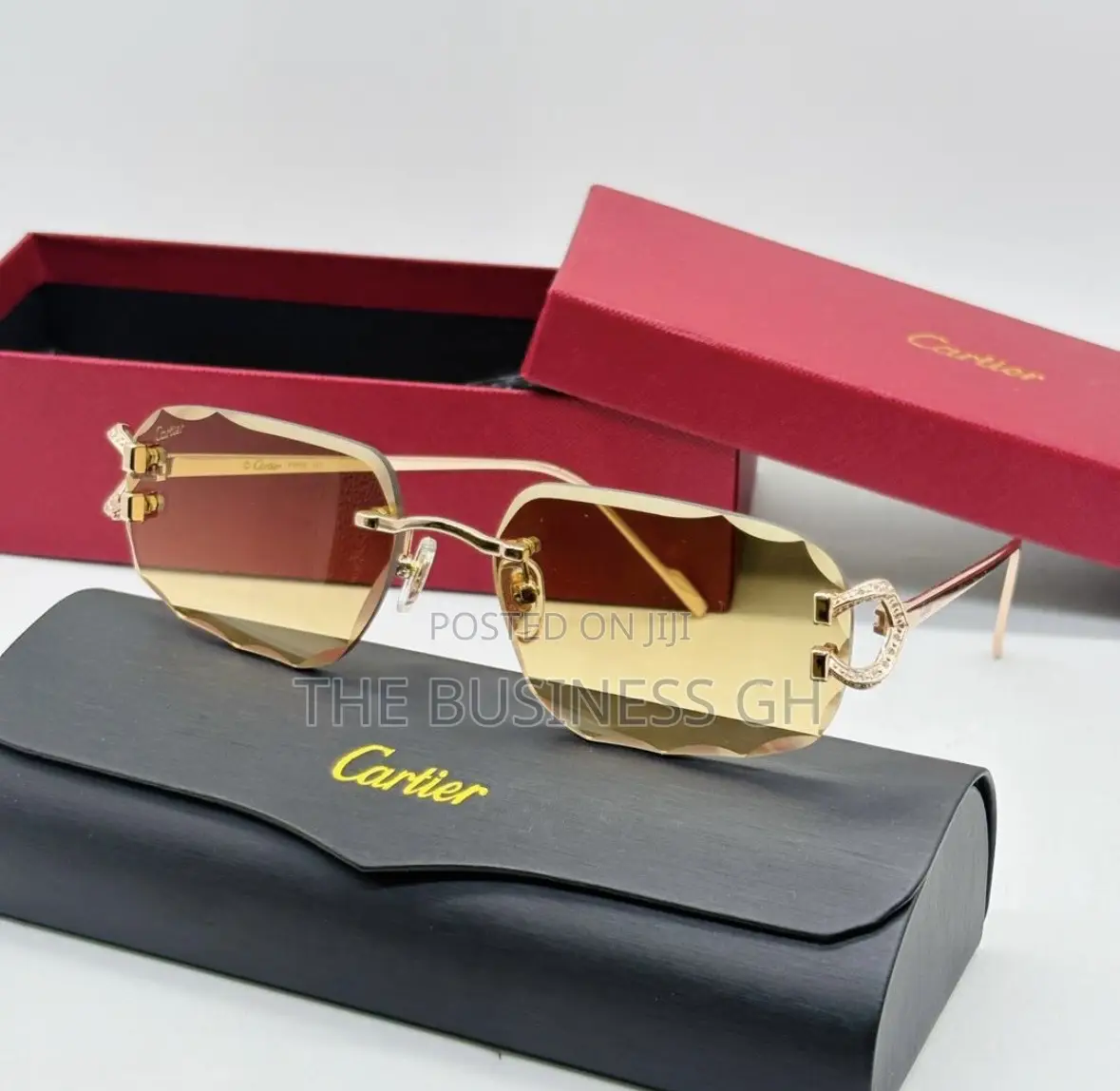 Cartier Rimless Sunglasses