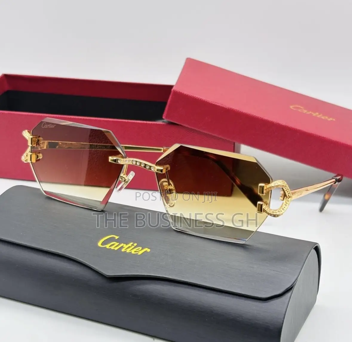 Cartier Rimless Sunglasses