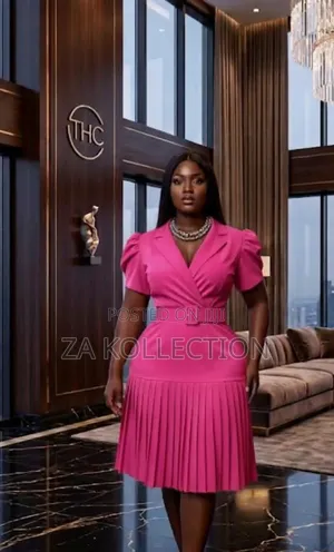 Women Fitted Pencil Official Dress