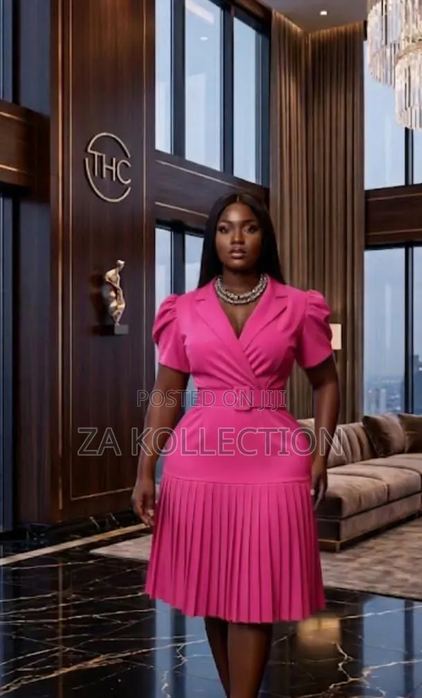 Women Fitted Pencil Official Dress