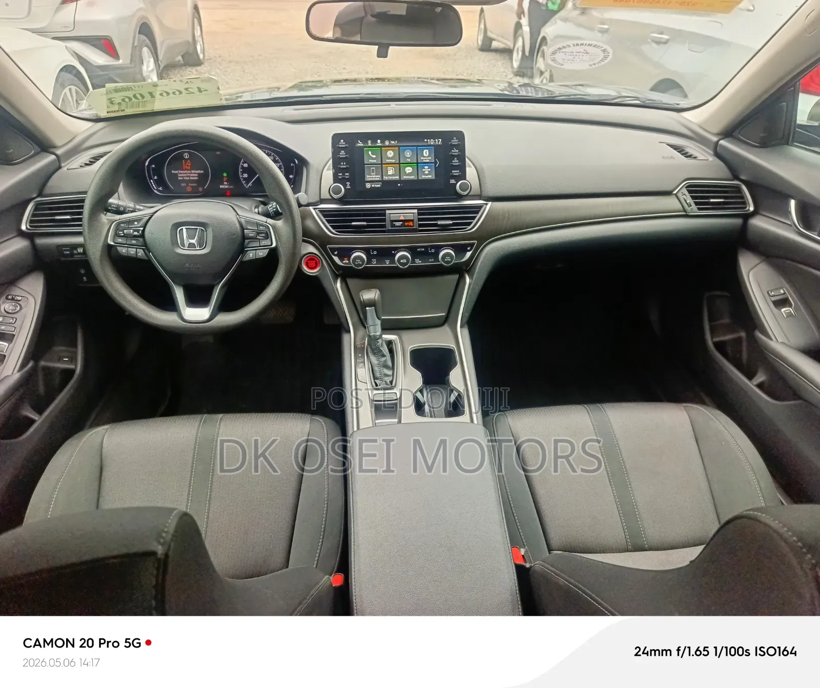 Honda Accord Sport (1.5L 4cyl Turbo 6M) 2019 Black