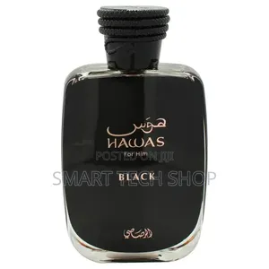 Hawas Black by Rasasi, Eau De Parfum Spray 100 Ml for Men