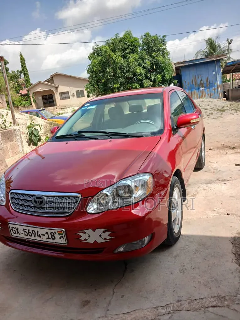 Toyota Corolla 2007 Red