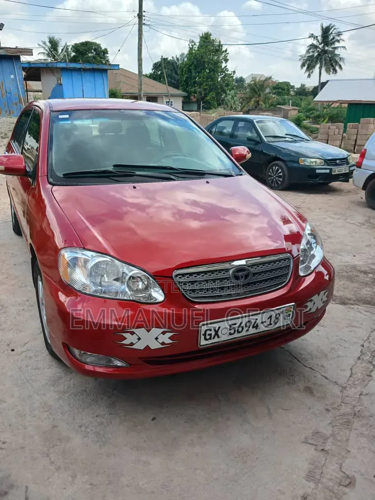 Toyota Corolla 2007 Red