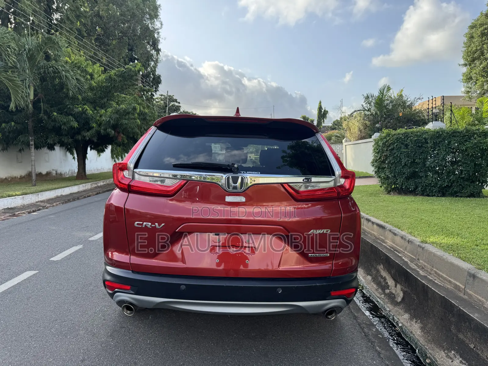 Honda CR-V Touring AWD 2019 Burgundy