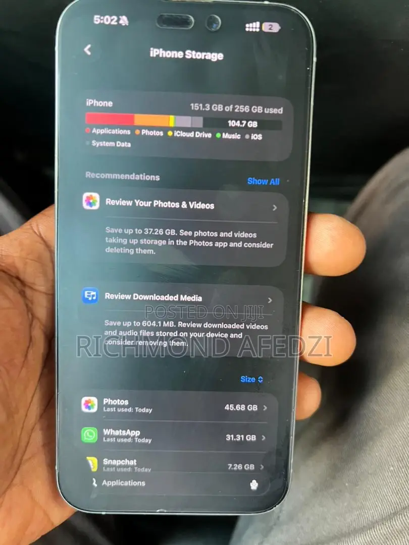 Apple iPhone 15 Pro Max 256 GB Silver