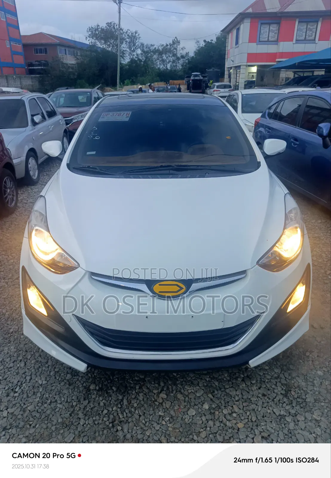 Hyundai Elantra Sport 4dr Sedan (2.0L 4cyl 6M) 2015 White