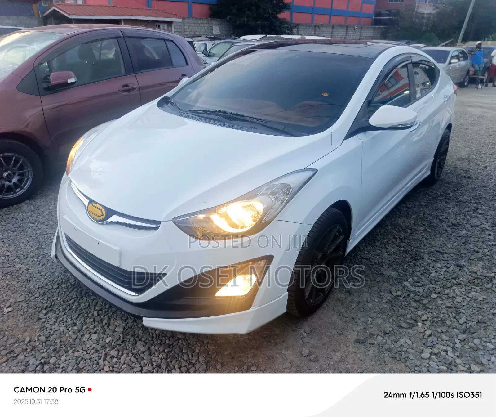 Hyundai Elantra Sport 4dr Sedan (2.0L 4cyl 6M) 2015 White