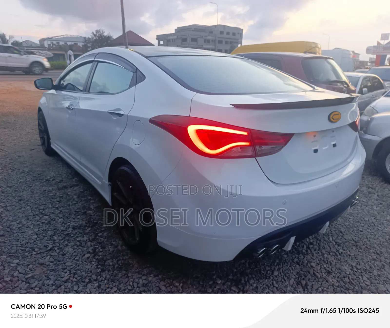 Hyundai Elantra Sport 4dr Sedan (2.0L 4cyl 6M) 2015 White