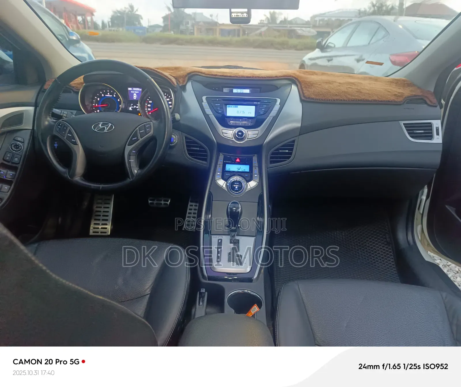 Hyundai Elantra Sport 4dr Sedan (2.0L 4cyl 6M) 2015 White