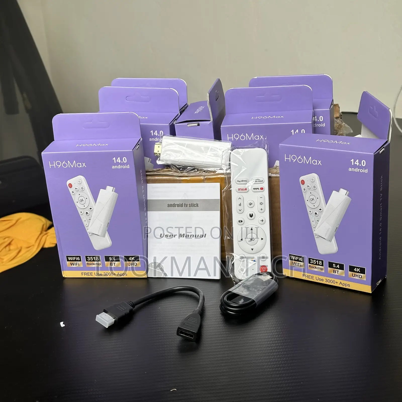 Tv Stick Android 14 H96 Max