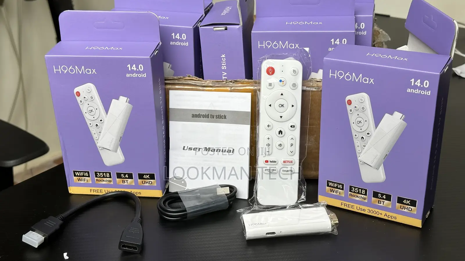 Tv Stick Android 14 H96 Max