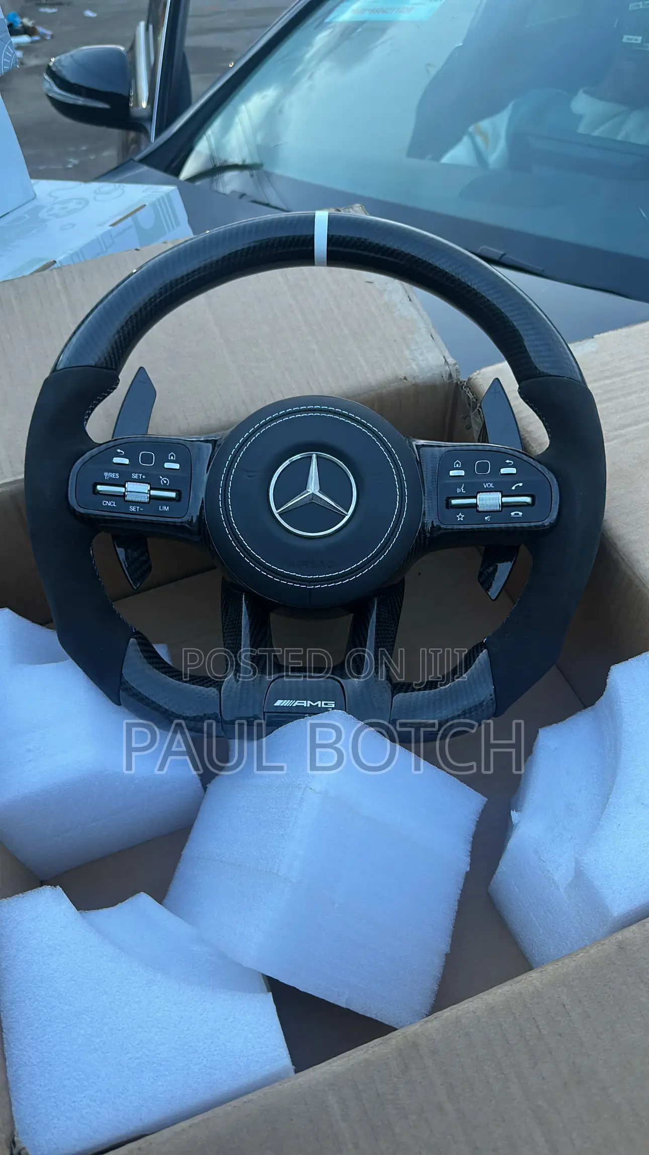 Mercedes-Benz Amg Carbon Fiber Steering Wheeel