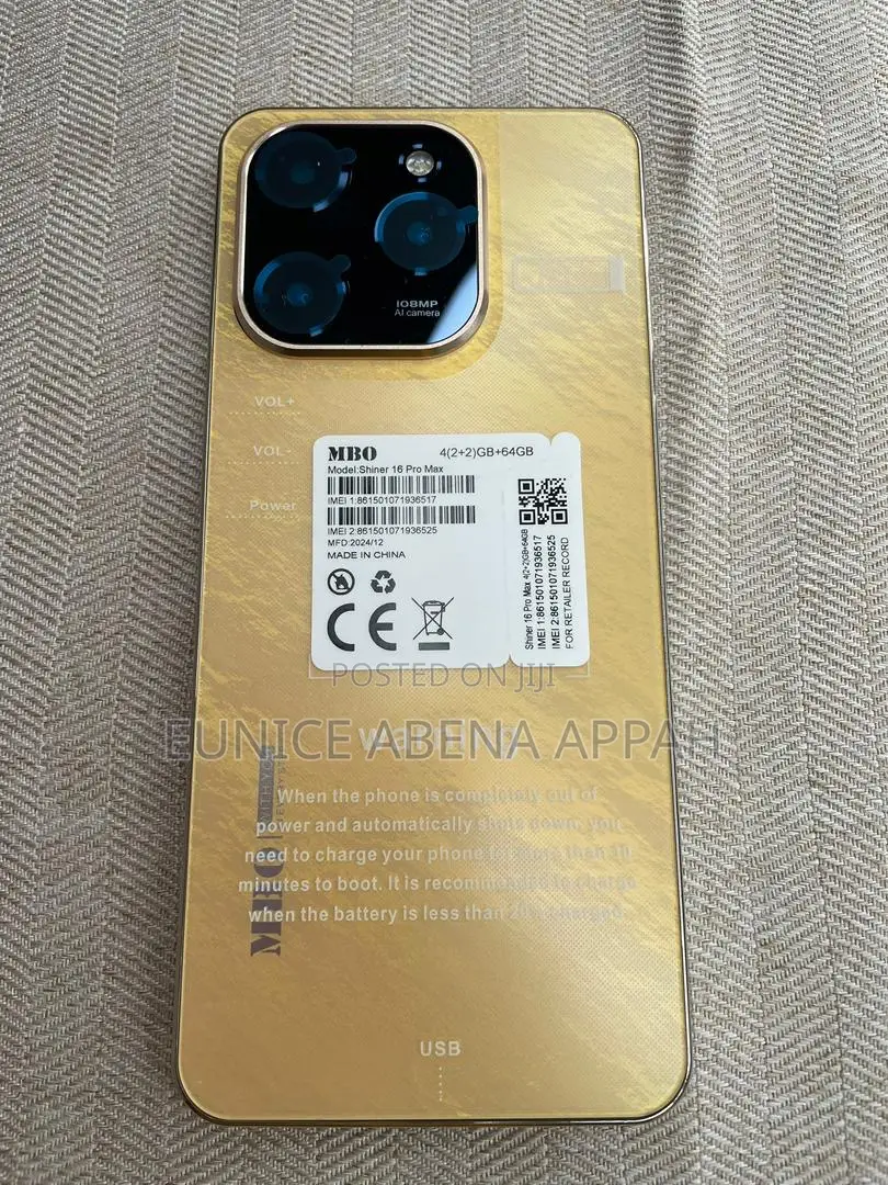 New Mobile Phone 64 GB Gold
