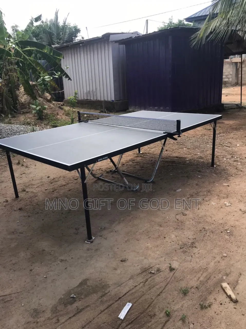 Knight Shot Lisbon Indoor Foldable Table Tennis -15 Mm Light Blue