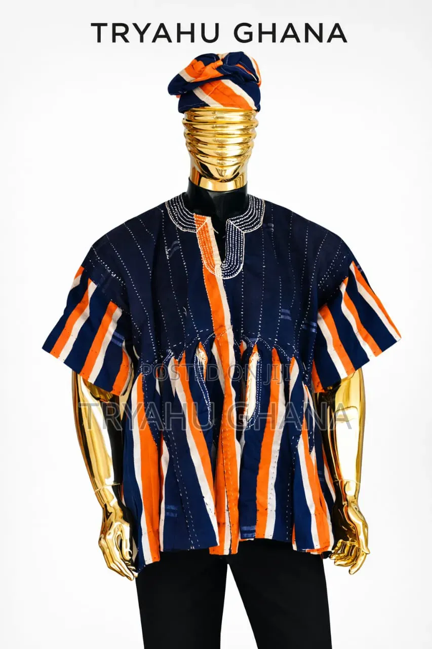 Purchase Now-Quality Smocks Fugu-Tryahu Cultural Wear Shop in Ghana